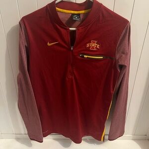 Iowa State Nike Dri-fit Quarter zip Jacket